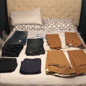 HUGE 34x34 LOT** 9 Pairs of jeans/khakis/casual